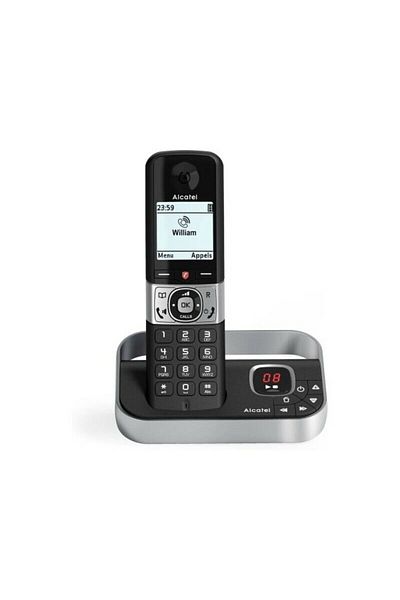 Mug Iced Alcatel F890 DECT Wireless Phone 1.8" Black Silver