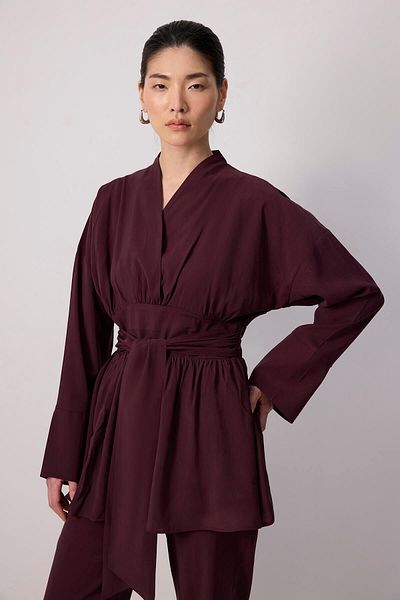 Touché Privé Wide Belt Tunic Pants Set