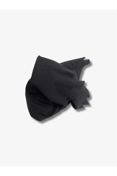Yiğit Kumaş Flowing Flexible Suit Polyester Combed Fabric, Piece 95X150 cm Black Color