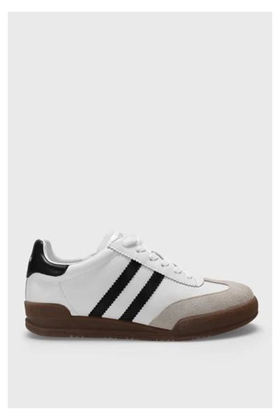 Lufian Lia Women's White Leather Sneaker Shoes 121230030