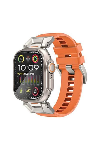 Promate Apple Watch Sport Band - High-quality fluoroelastomer strap compatible with all Apple Watch versions