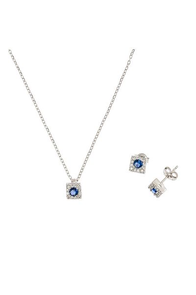 Unika Set Zirconiu Albastru