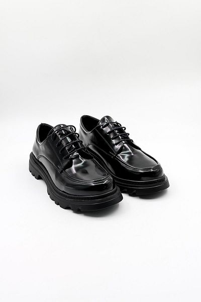 KRISTE BELL Lace-Up Classic and Casual Women's Shoes Kb268 Black Patent Leather