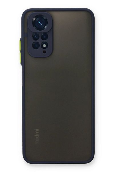 CepteToptan حافظة هاتف Xiaomi Redmi Note 11 Pro من السيليكون مونتريال - أزرق داكن - MKİ2875-7741