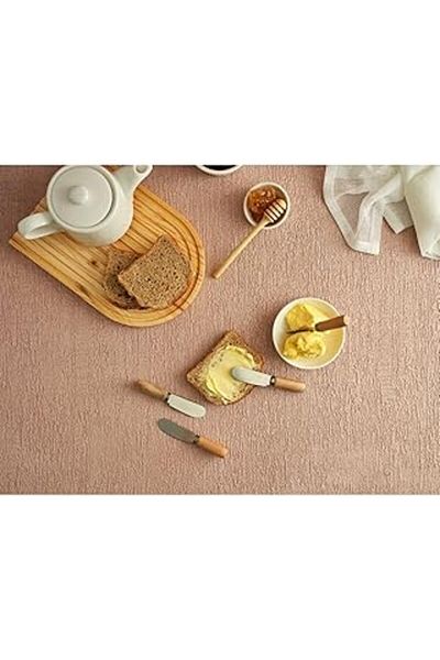 ASİTAN Ulu Wooden Handle Coffee Jam Spoon 6 Pieces