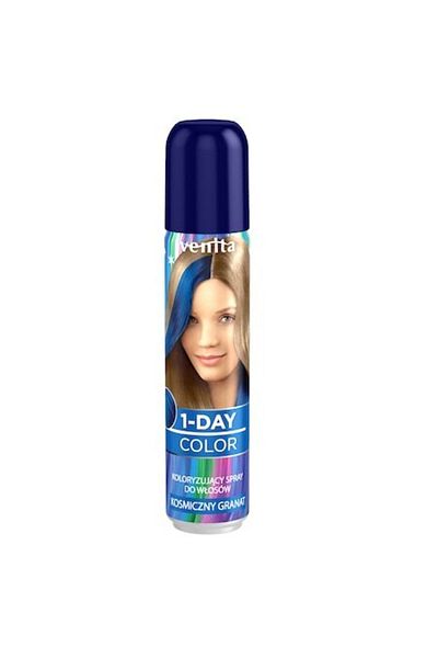 VENİTA Spray colorant pentru par Venita 1-Day, Albastru Marin - Nr. 5, 60 ml