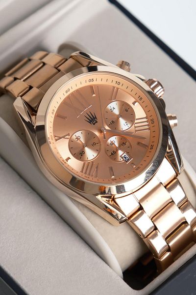 WATCHOFROYAL Royce Rose Steel Wristwatch