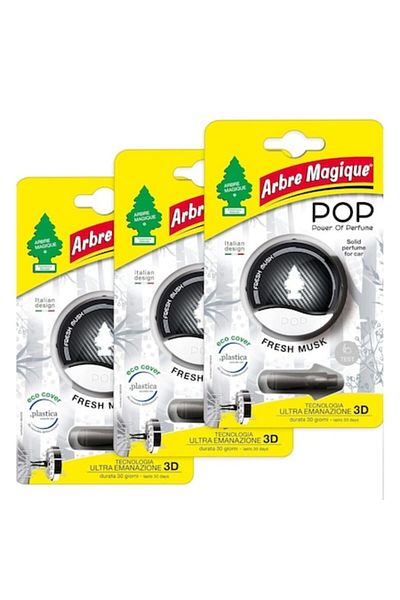 Arbre Set 3 bucati Odorizant auto Arbre Magique Fresh Musk 9.5gr