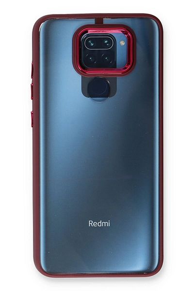 CepteToptan غطاء حماية لهاتف Xiaomi Redmi Note 9 - أحمر - MKİ7658-4386
