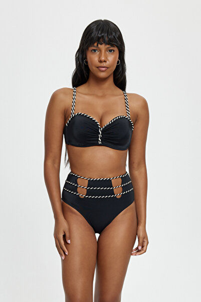 Louren Boş Kaplı Straplez Bikini Takımı