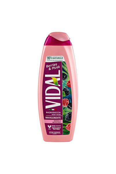 Vidal Gel de duș Vidal, Fructe de pădure și Mosc, 500 ml
