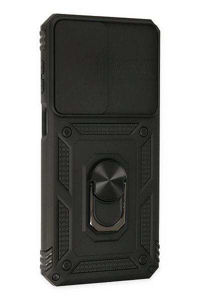 CepteToptan حافظة سامسونج جالاكسي M33 من السيليكون مع حلقة عدسة بارس - أسود - MKİ6515-6303