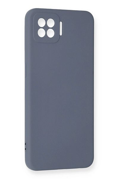 CepteToptan جراب اوبو A73 نانو داخلي سيليكون مخملي - رمادي - MKİ3475-6832