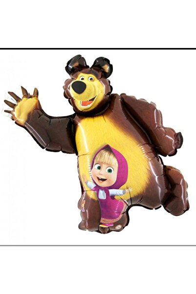 Baloncum Maşa Ve Koca Ayı Folyo Balon Dev Boy