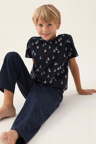 Arnetta Father Son Double Suit - Navy Blue