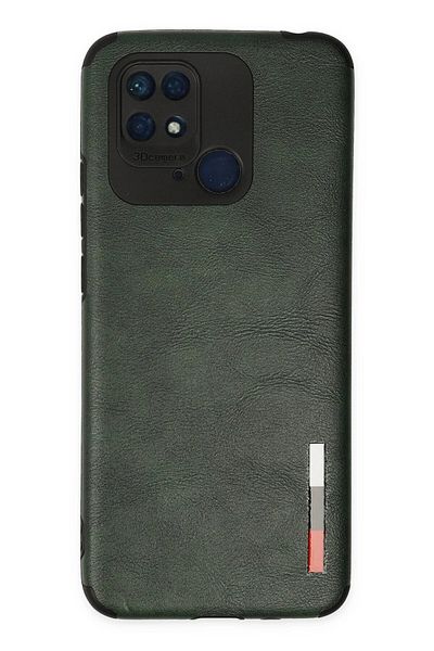 CepteToptan حافظة هاتف Xiaomi Redmi 10C حلقة جلد سيليكون - أخضر - MKİ9008-1425