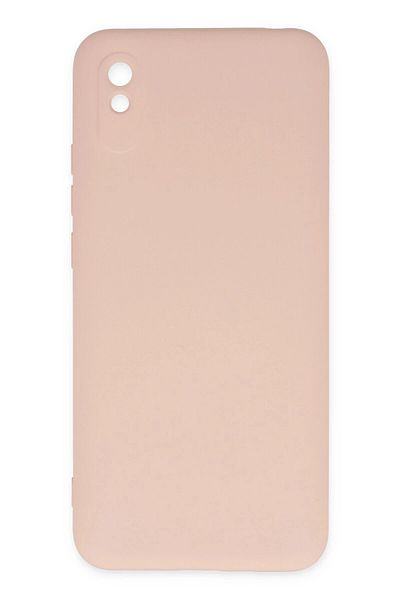 CepteToptan حافظة هاتف Xiaomi Redmi 9A مصنوعة من السيليكون المخملي الداخلي - مسحوق - MKİ8969-9013