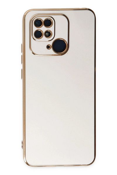 CepteToptan جراب هاتف Xiaomi Redmi 10C من السيليكون - أبيض - MKİ2634-6028