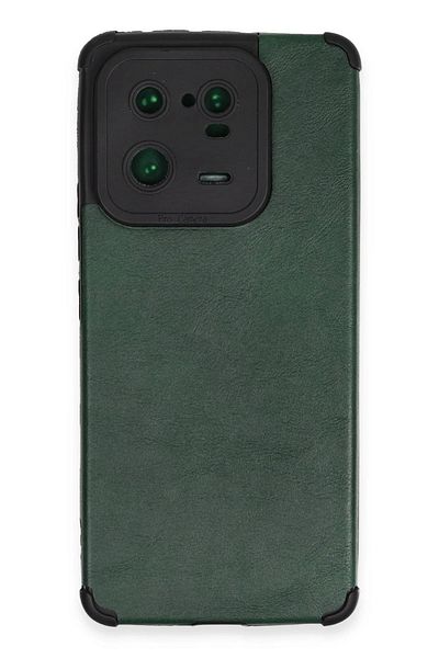 CepteToptan حافظة هاتف Xiaomi Mi 13 Pro بحلقة من السيليكون - أخضر - MKİ1716-6079