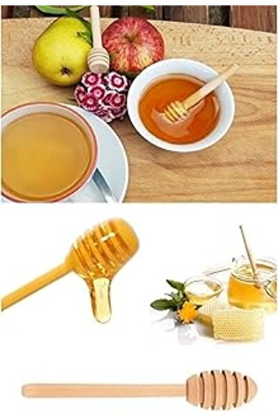 HERŞEYBURDAMODA Decoox 4 Pieces Special Production Handmade Natural Wooden Ho...