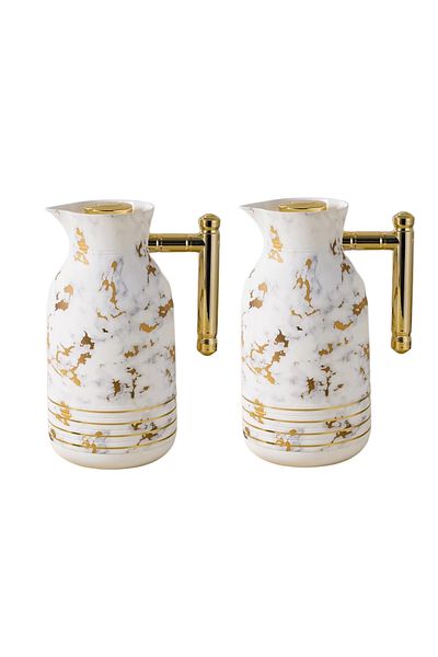 DVINA Petrus 2-Piece Tea and Coffee Thermos Set, 1L + 1L