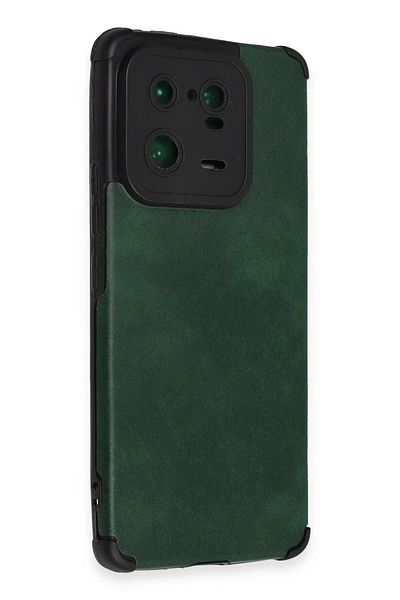 CepteToptan حافظة هاتف Xiaomi Mi 13 Pro بحلقة من السيليكون - أخضر - MKİ1716-6079