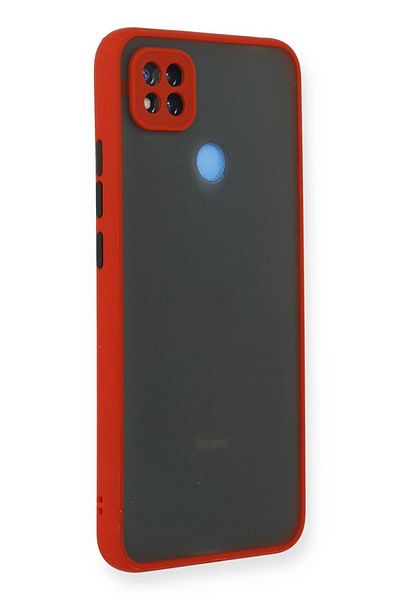 CepteToptan جراب هاتف Xiaomi Redmi 9C غطاء سيليكون مونتريال - أحمر - MKİ1915-1831