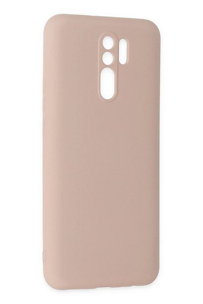 CepteToptan جراب هاتف Xiaomi Redmi 9 مصنوع من السيليكون المخملي الداخلي نانو - بودرة - MKİ4054-9582