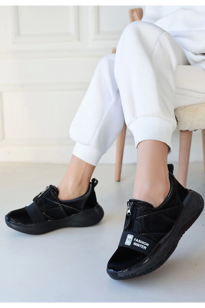 ETİLER COLLECTION Nikeo Black Parachute Black Sole Sneakers