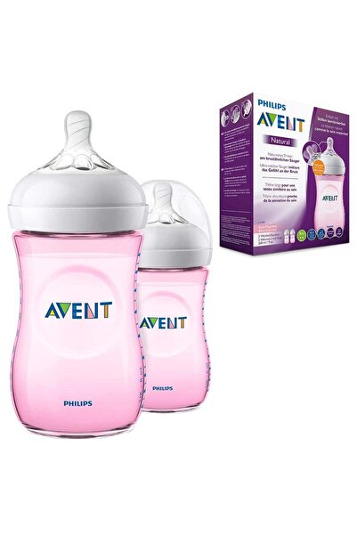 Philips Avent Natural Ultra Soft Feeding Bottles for Newborns, Pack of 2, 260...