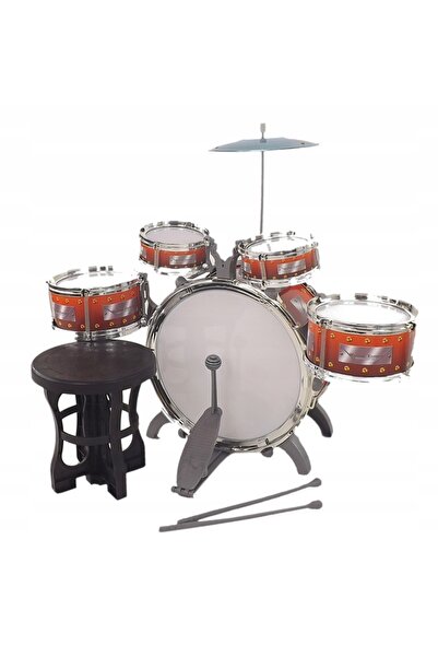 İSP Set Complet Tobe si Scaunel, "ISP Jazz Drum", 5 tobe, 1 talger, 2 bete pe...