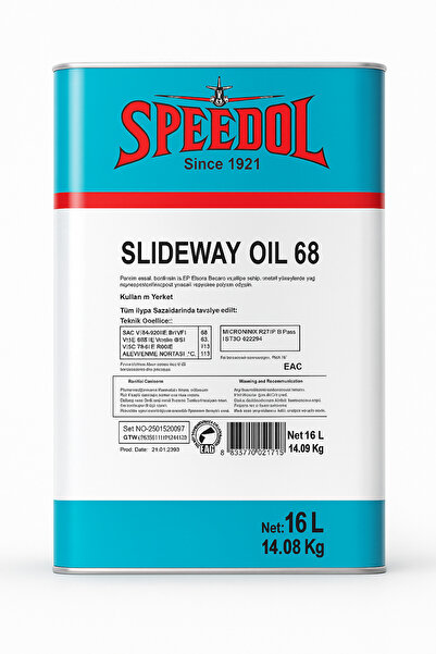 Speedol Cnc Tezgah Kızak Yağı 68 VG 16 LT