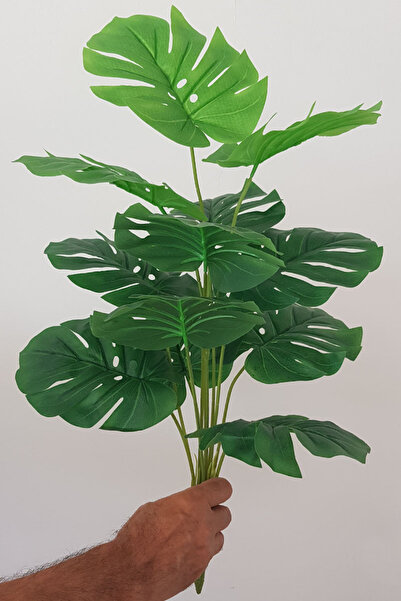 adresiburasi Yapay Lüx 12 Dallı Deve Tabanı Bitkisi 60 Cm Yeşil