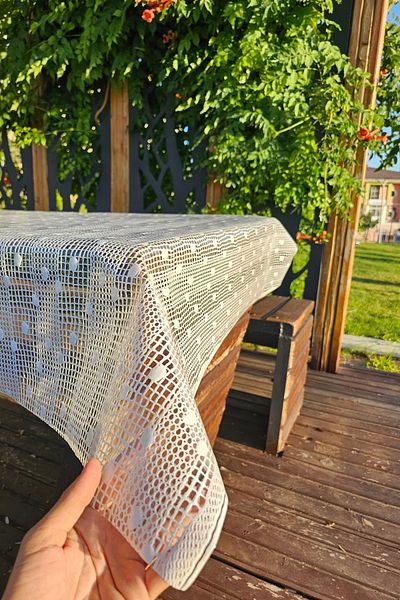 Rona Home Wicker Luxury Pvc Coated Erasable Transparent Table Cloth Pvc Waterproof Luxury Oilcloth Table Cloth
