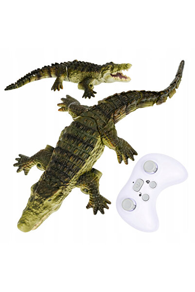 Boratila Toys 2.4 Ghz Uzaktan Kumandalı Yüzen Full Fonksiyon Şarjlı Timsah (u...