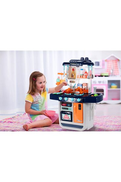 İSP "ISP LikeSmart Little Chef Kitchen" Multifunctional Interactive Steam Kitchen, Sink with Circus