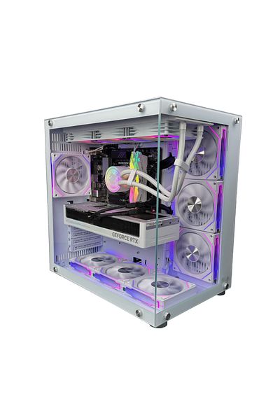 MIEXCITE Pc I5-14400f Rtx 5070 B760 32gb 360lc Ddr5 White
