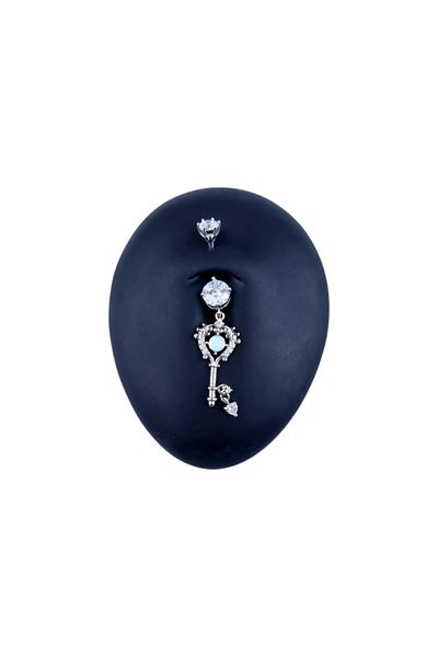 Osha Aksesuar Key Motif Navel Piercing