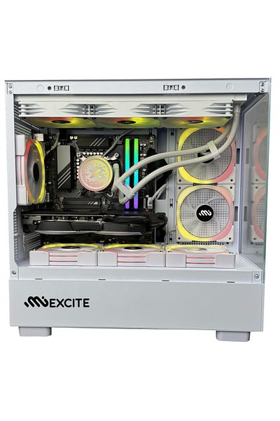 MIEXCITE Pc I5-14400f Rtx5060ti B760 32gb 360lc Ddr5 White