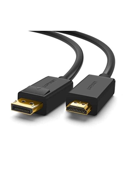 Ugreen 10203 DP101 4K 3D Görüntü Desteği Displayport to HDMI Dönüştürücü Kablo 3metre