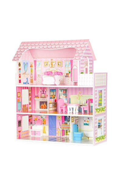 İSP Wooden dollhouse without sharp edges, "ISP LikeSmart Rozana Residence" with 3 floors