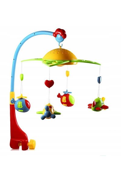 İSP Baby Crib Musical Carousel with Light Projector, "GoToSleep" Songs, 4 Operating Modes