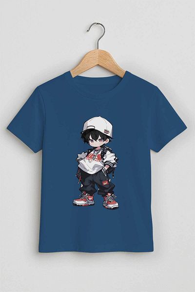 peki baby&kids Bine, tricou cu imprimeu pentru băiat YAZ pentru băiat, hiphop, 15642