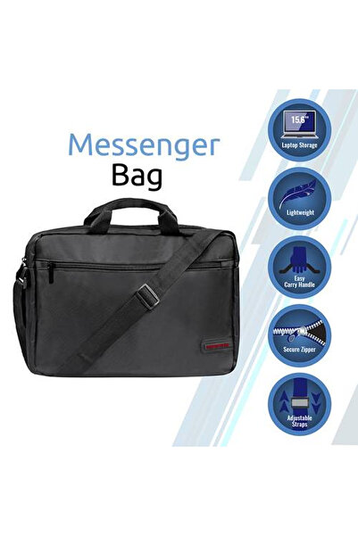 Promate The Gear_MB Laptop Bag is a premium bag that features an adjustable, water-resistant strap.