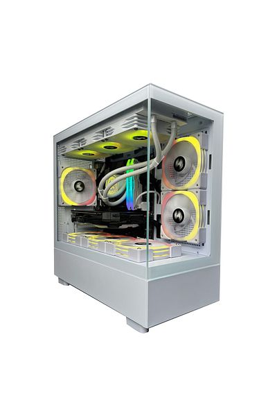 MIEXCITE Pc I5-14400f Rtx5060ti B760 32gb 360lc Ddr5 White