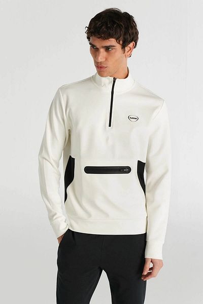 hummel Ανδρικό φούτερ Lotto Zip Nk White 922255-9003