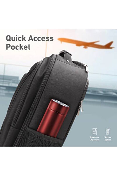 Promate Waterproof 16-inch Laptop Backpack with Wheels