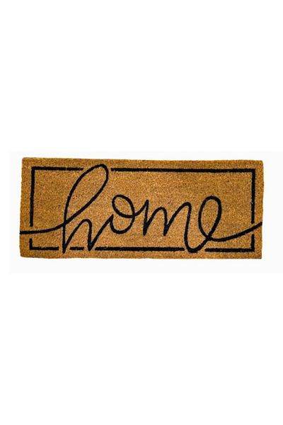OPTIM DEKO Entrance Mat for Steps, Narrow 60x25x1.50 cm, Home Model from Rubber and Coconut Fiber, DM61