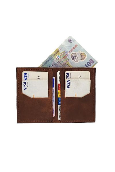 Natty Pell - Men's Wallet, Brown Leather, Handmade