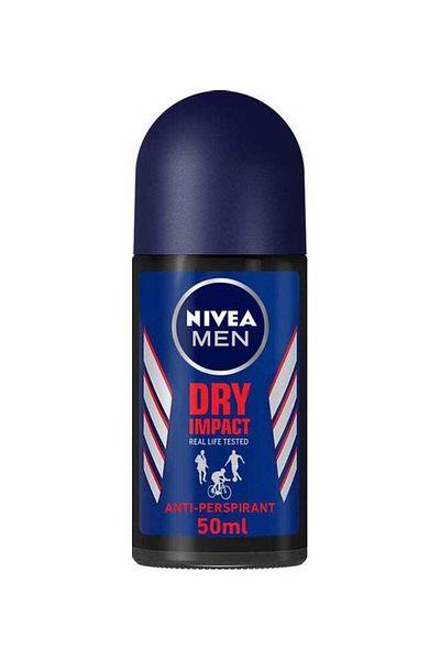 NIVEA مزيل عرق دراي إمباكت للرجال، رول أون، 50 مل